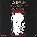 CD cover art - Johann Sebastian Bach: Six Trio Sonatas.