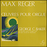 LP cover art - Max Reger: Organ Works.