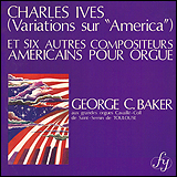 LP cover art - Organ Works of American Composers.