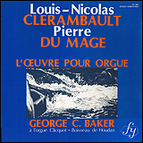 LP cover art - Clérambault/du Mage: Organ Works.