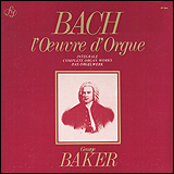 LP cover art - Johann Sebastian Bach Complete Organ Works.