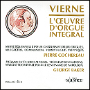 CD cover art - Complete Organ Works of Louis Vierne, Volume 4.